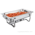 Buffet per scaldavivande Chafer in acciaio inossidabile